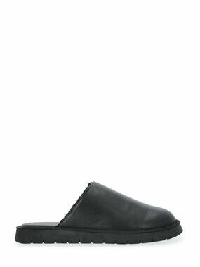 Free Assembly Lined Mule Slides Faux Leather  size: 8